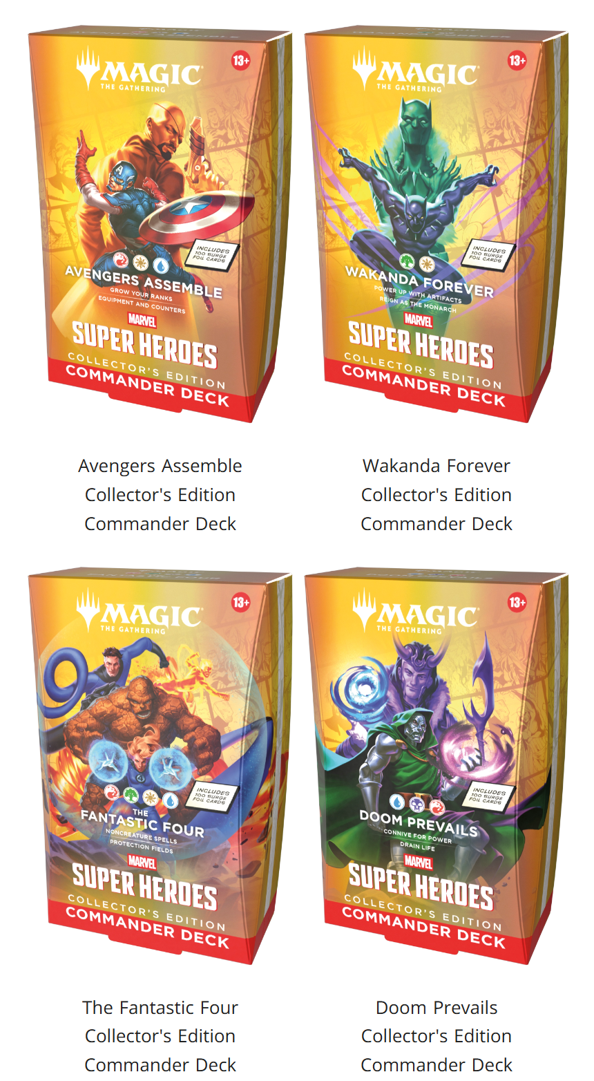 MTG - Marvel Super Heroes Collector Commander Deck