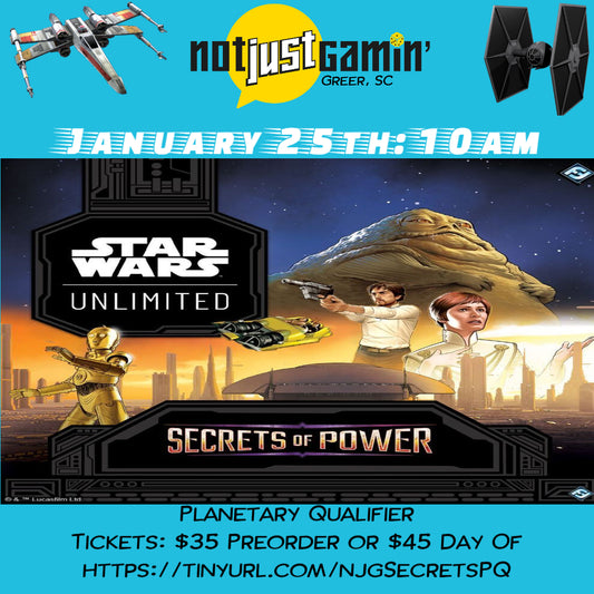 Star Wars Unlimited:  Secrets of Power Planetary Qualifier Celebration