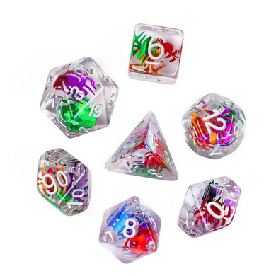 Foam Brain - Spider Swarm Frog RPG Dice Set