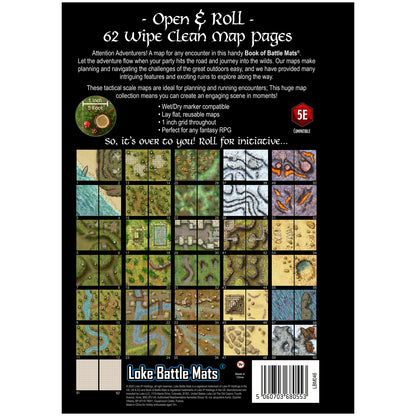 Giant Book of Battle Mats - Wilds, Wrecks & Ruins (17x12”)