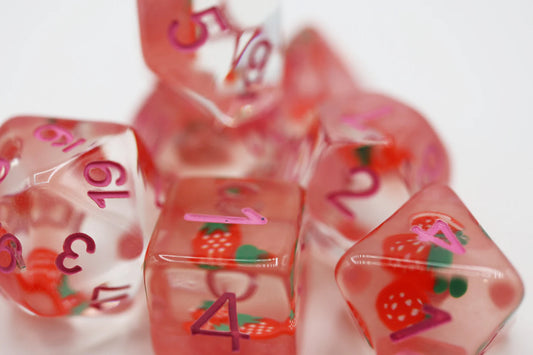 Foam Brain - Strawberry Shortcake RPG Dice Set