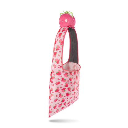 Tee Turtle - Plushie Tote Bag, Pink Strawberry Cats