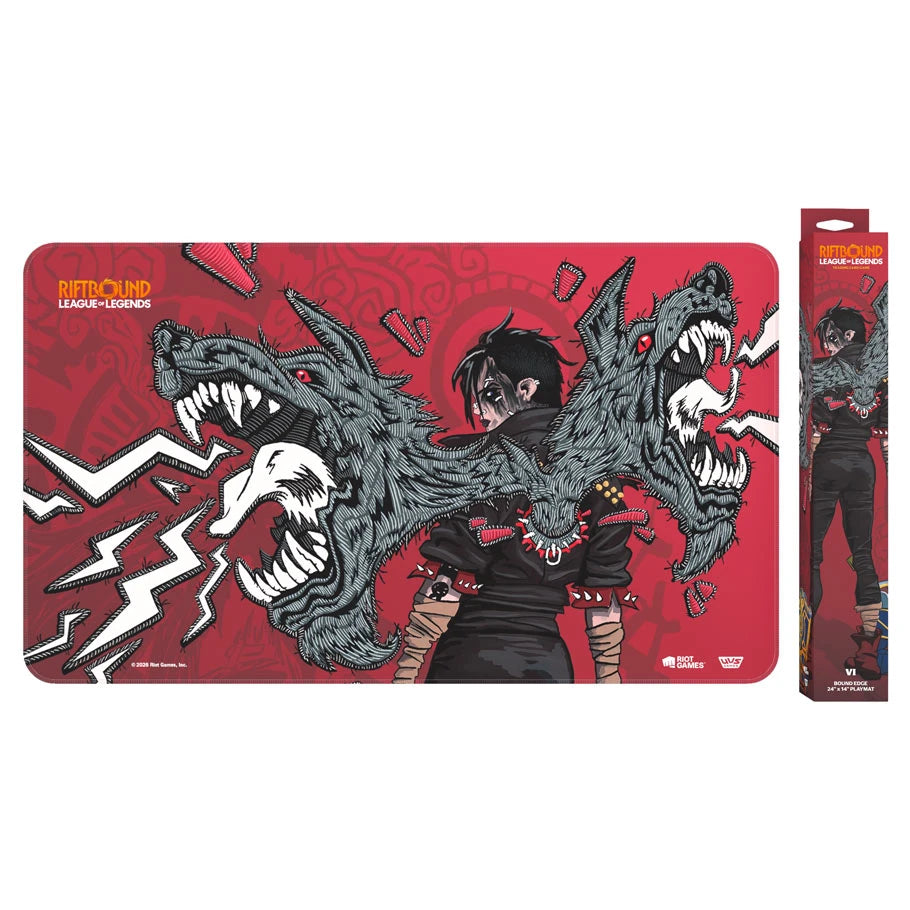 Riftbound League of Legends: Unleashed Vault Playmat, Vi Piltover Enforcer