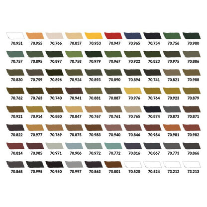 Vallejo Model Color Military Set (80ct)