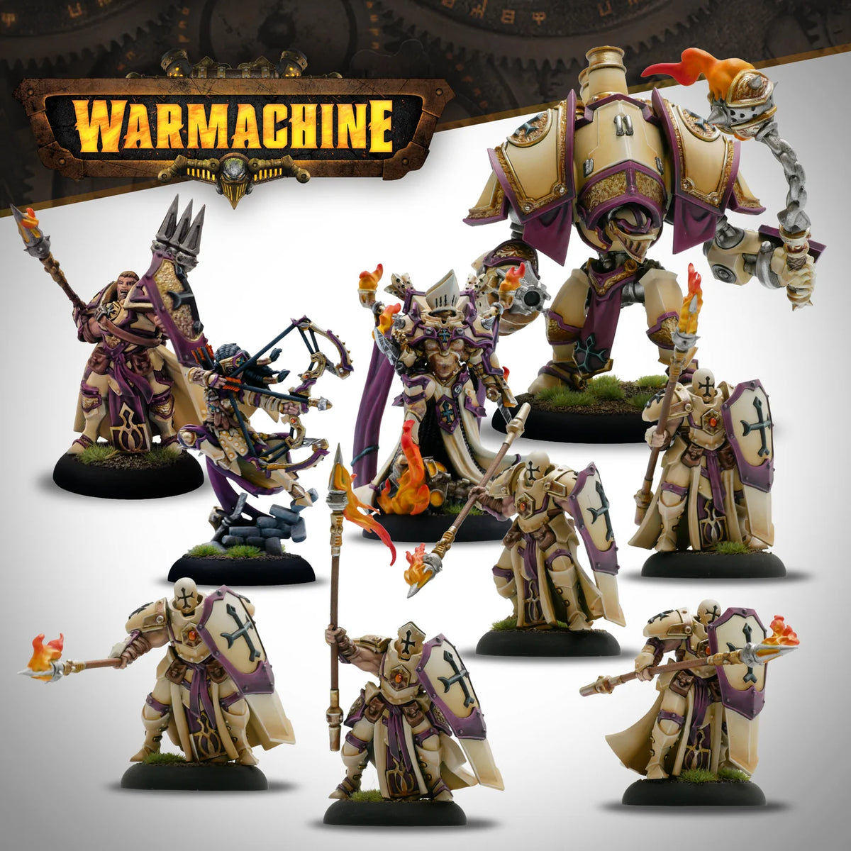 Warmachine: Protectorate of Menoth Covenant of the Flame: Defenders of the Flame Set