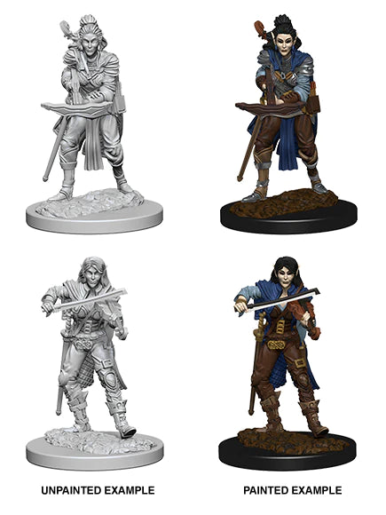 Deep Cuts Unpainted Miniatures: W04 - Elf Female Bard