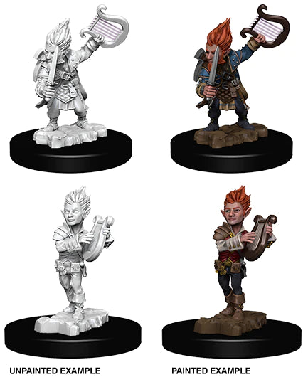 Deep Cuts Unpainted Miniatures: W05 - Gnome Male Bard