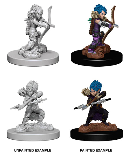 Deep Cuts Unpainted Miniatures: W06 - Gnome Female Rogue