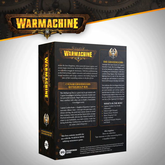 Warmachine: Cygnar - Gravediggers Battlegroup Box