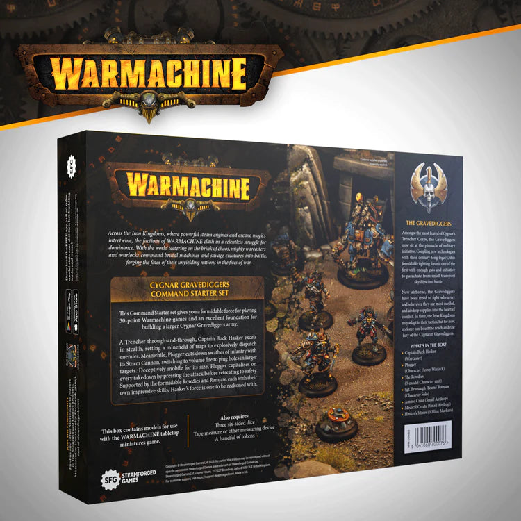 Warmachine: Cygnar - Gravediggers Command Starter