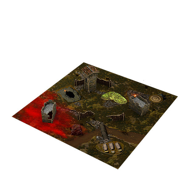 Warcrow: Scenery- Assail Borderlands Scenery Pack