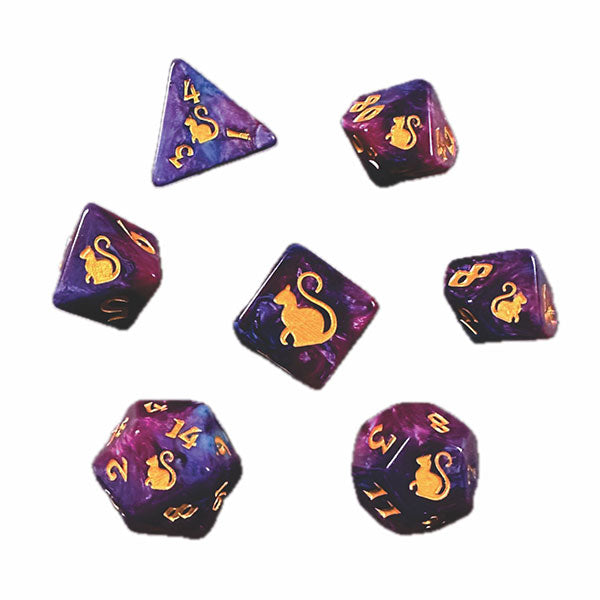 Kitty Clacks: 7-Die Set Fortuna
