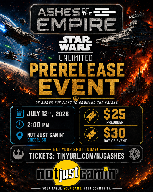 Star Wars Unlimited: Ashes of the Empire Prerelease Celebration