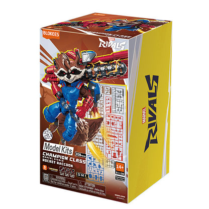 Marvel Blokees: 5.3-inch Champion Class Model Kit Rivals Rocket Raccoon