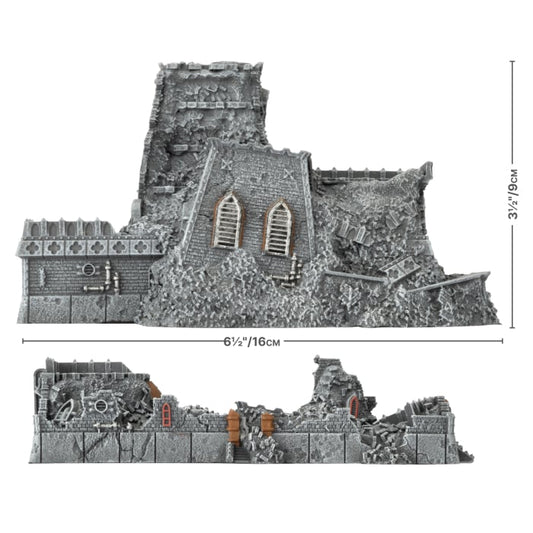 Battlefield in a Box - Mundus Imperialis: Scholam (Damaged & Destroyed x2)
