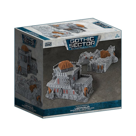 Battlefield in a Box - Mundus Imperialis: Librarium (Damaged & Destroyed x2)