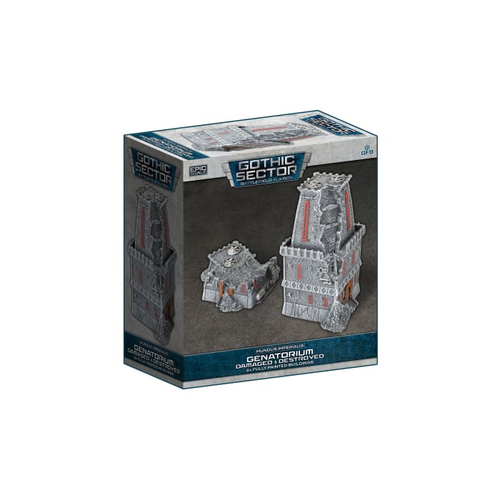 Battlefield in a Box - Mundus Imperialis: Genatorium (Damaged & Destroyed x2)