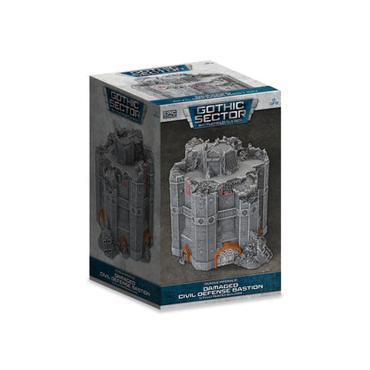 Battlefield in a Box - Mundus Imperialis: Civil Defense Bastion (Damaged x1)