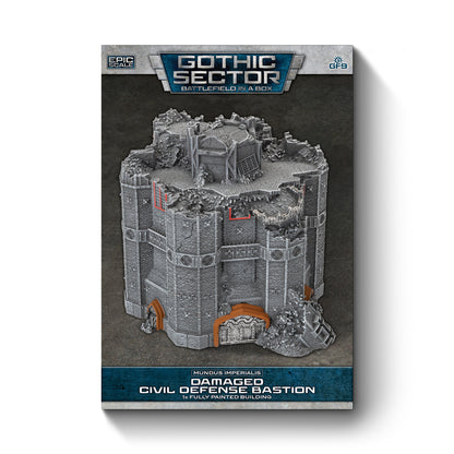Battlefield in a Box - Mundus Imperialis: Civil Defense Bastion (Damaged x1)