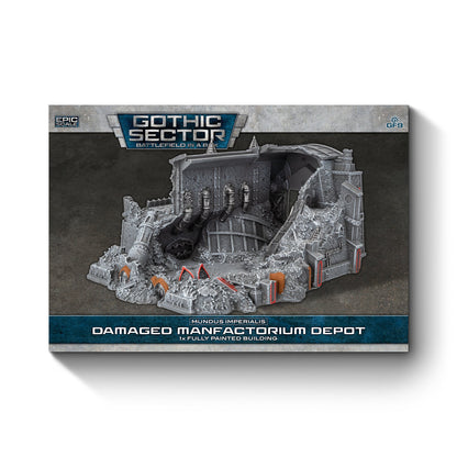 Battlefield in a Box - Mundus Imperialis: Manufactorium Depot (Damaged x1)