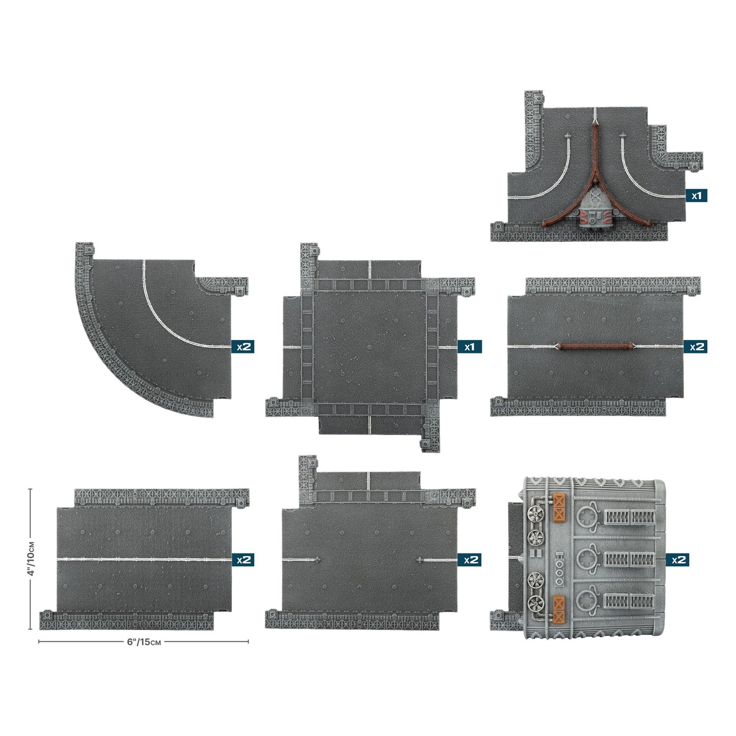 Battlefield in a Box - Mundus Imperialis: Highways (x12)