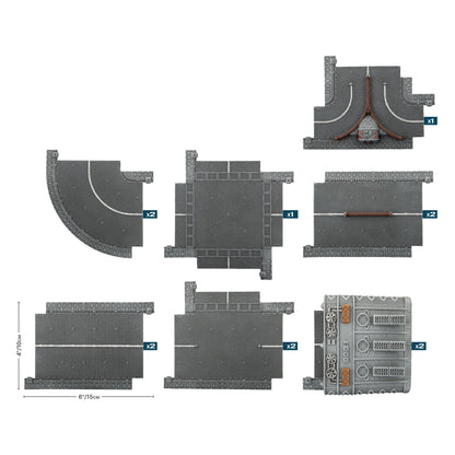 Battlefield in a Box - Mundus Imperialis: Highways (x12)