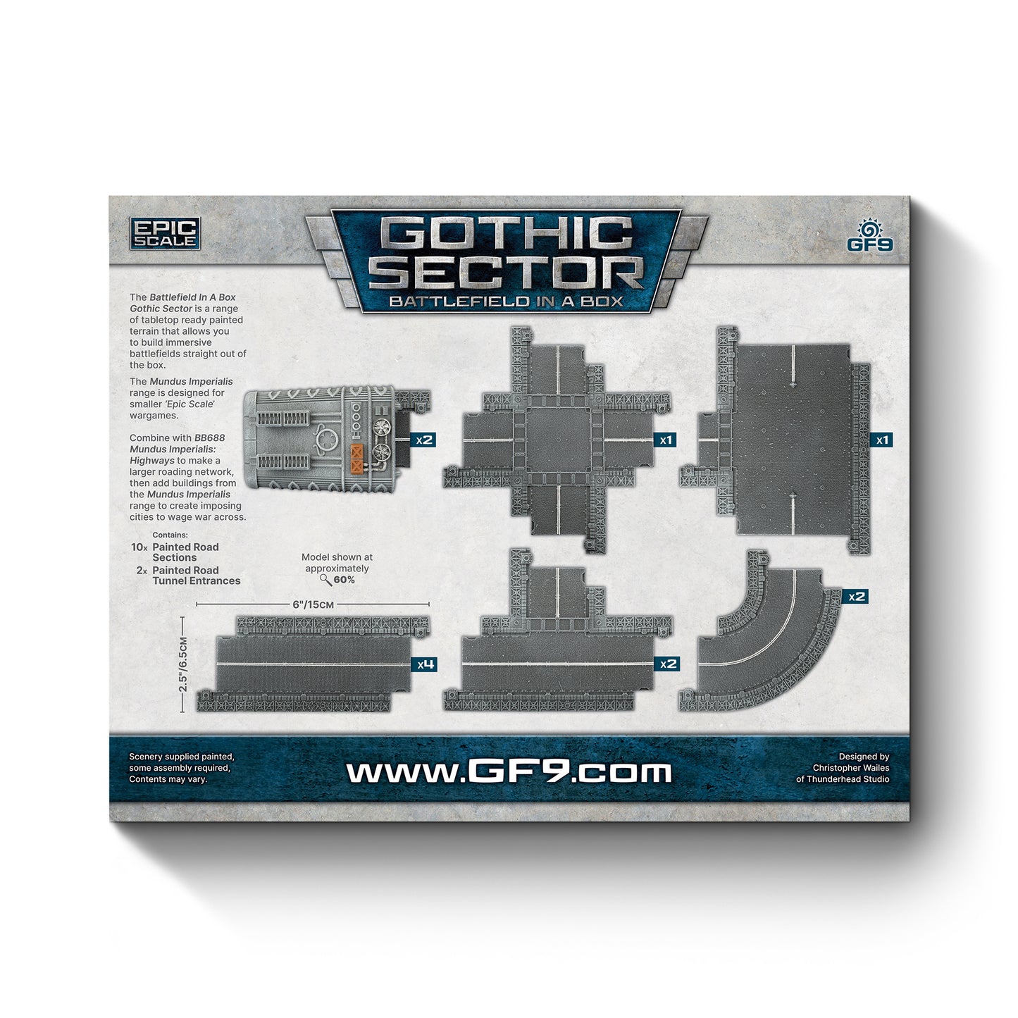 Battlefield in a Box - Mundus Imperialis: Roads (x12)