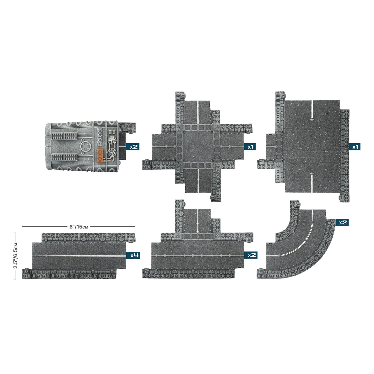 Battlefield in a Box - Mundus Imperialis: Roads (x12)