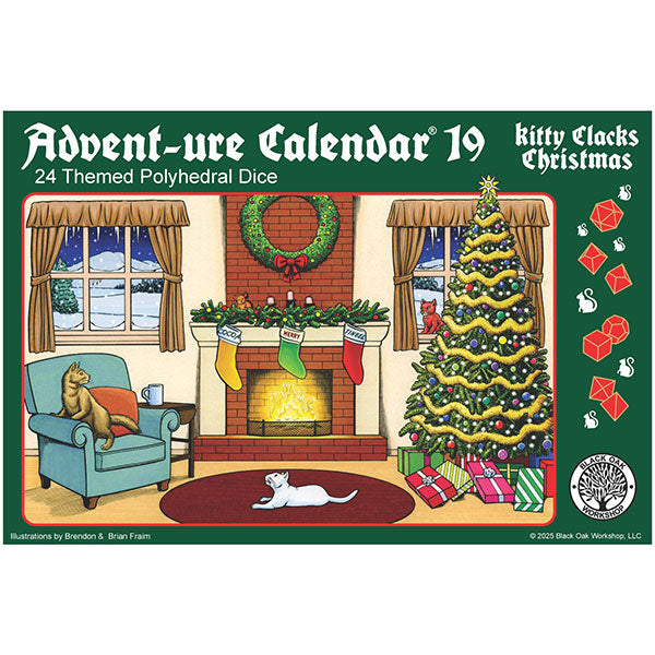 Dice Calendar: Advent-ure Calendar 19 Kitty Clacks Christmas