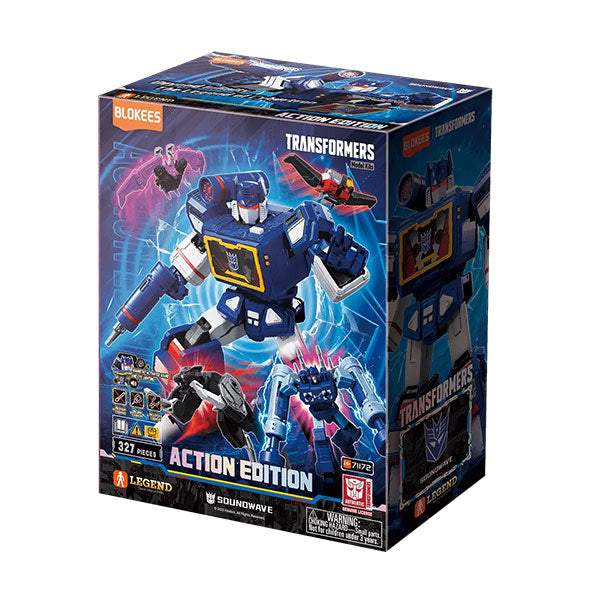 Transformers Blokees: 8-inch Action Light Up Model Kit Soundwave