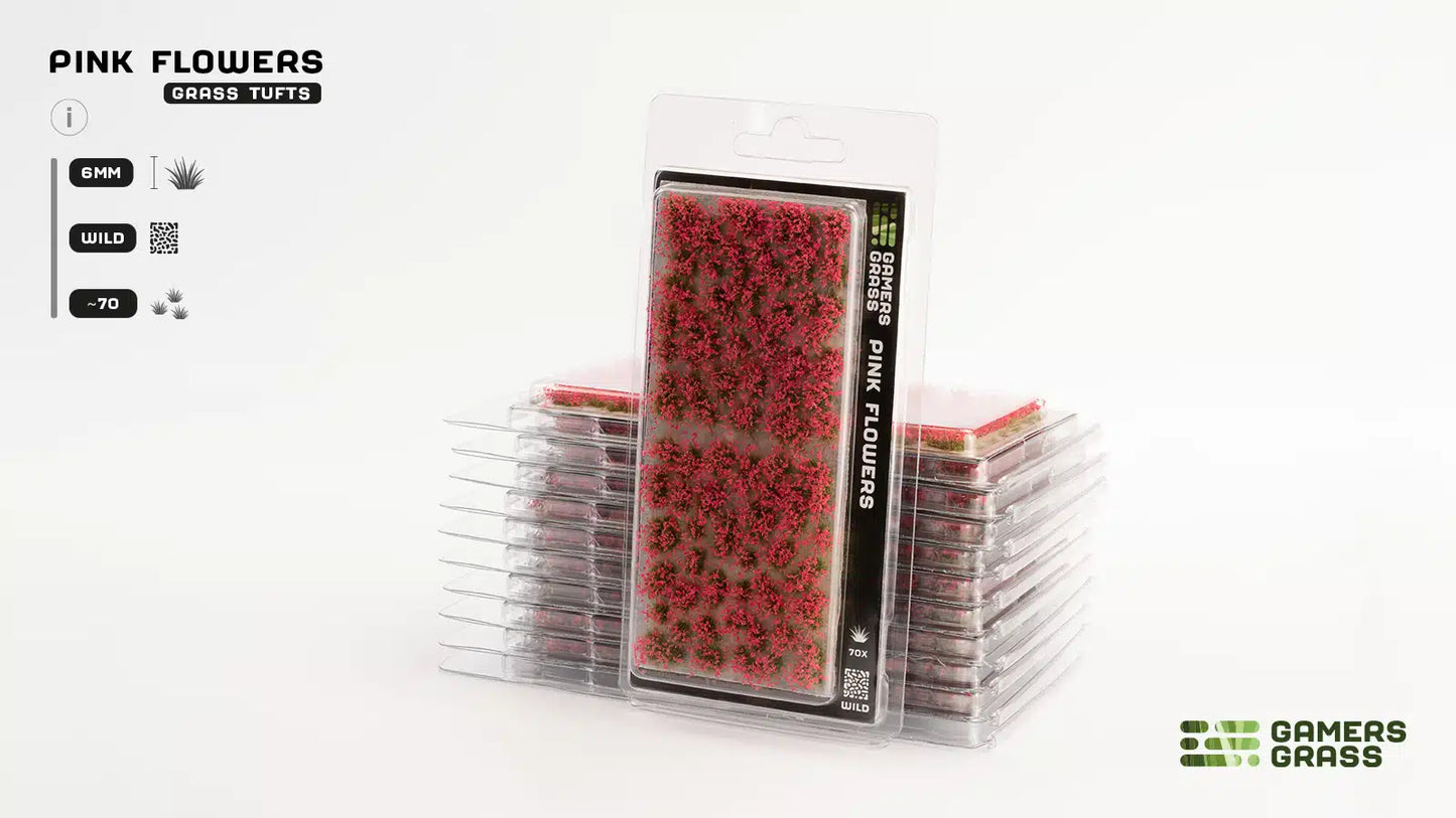 Pink Flowers Wild Tufts