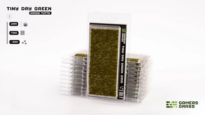 Tiny Dry Green 2mm Wild Grass Tufts
