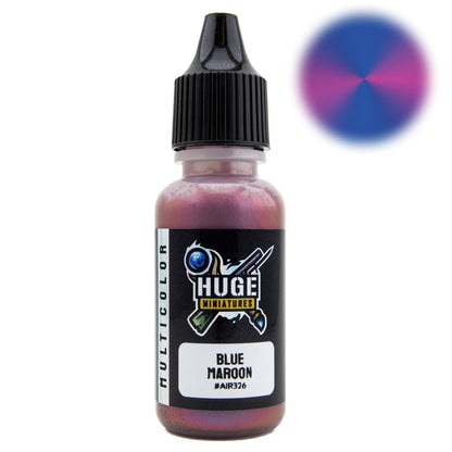 Huge Miniatures - Blue Maroon Multicolor Paint