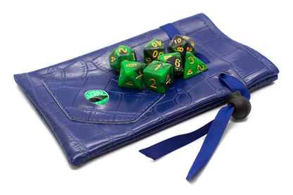 Dragon Eye RPG DnD Dice Bag: Blue Dragon