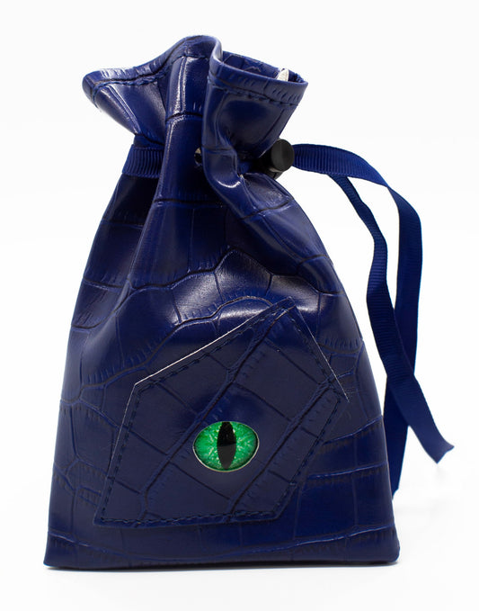 Dragon Eye RPG DnD Dice Bag: Blue Dragon