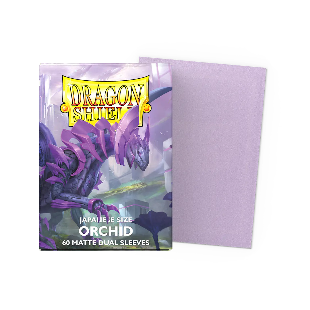 Dragon Shield - Japanese Size Matte Dual Sleeves, Orchid (60 count)