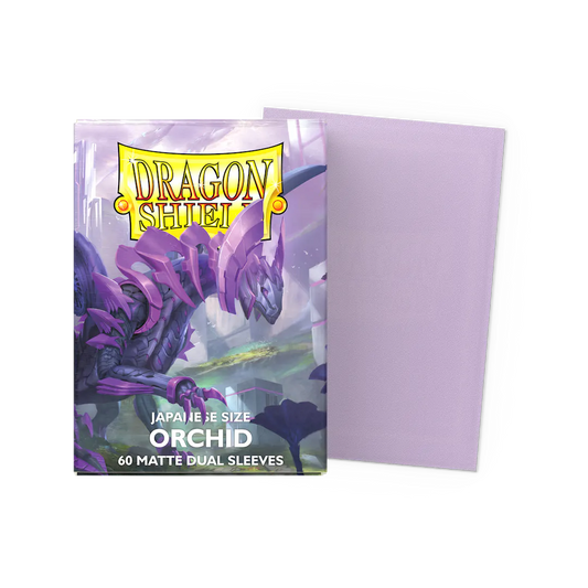 Dragon Shield - Japanese Size Matte Dual Sleeves, Orchid (60 count)