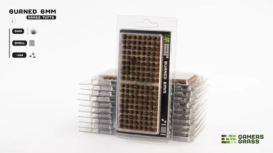 Burned 6mm Wild Grass Tufts