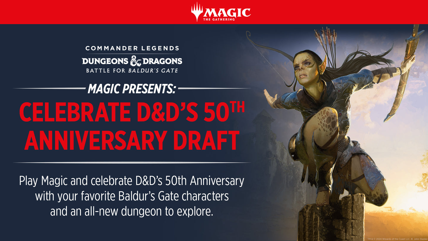 Magic the Gathering, Battle for Baldur's Gate 50th Anniversary Draft Celebration