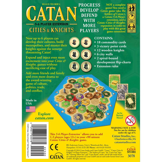 Catan - 5-6 Player Extension, Cities and Knights