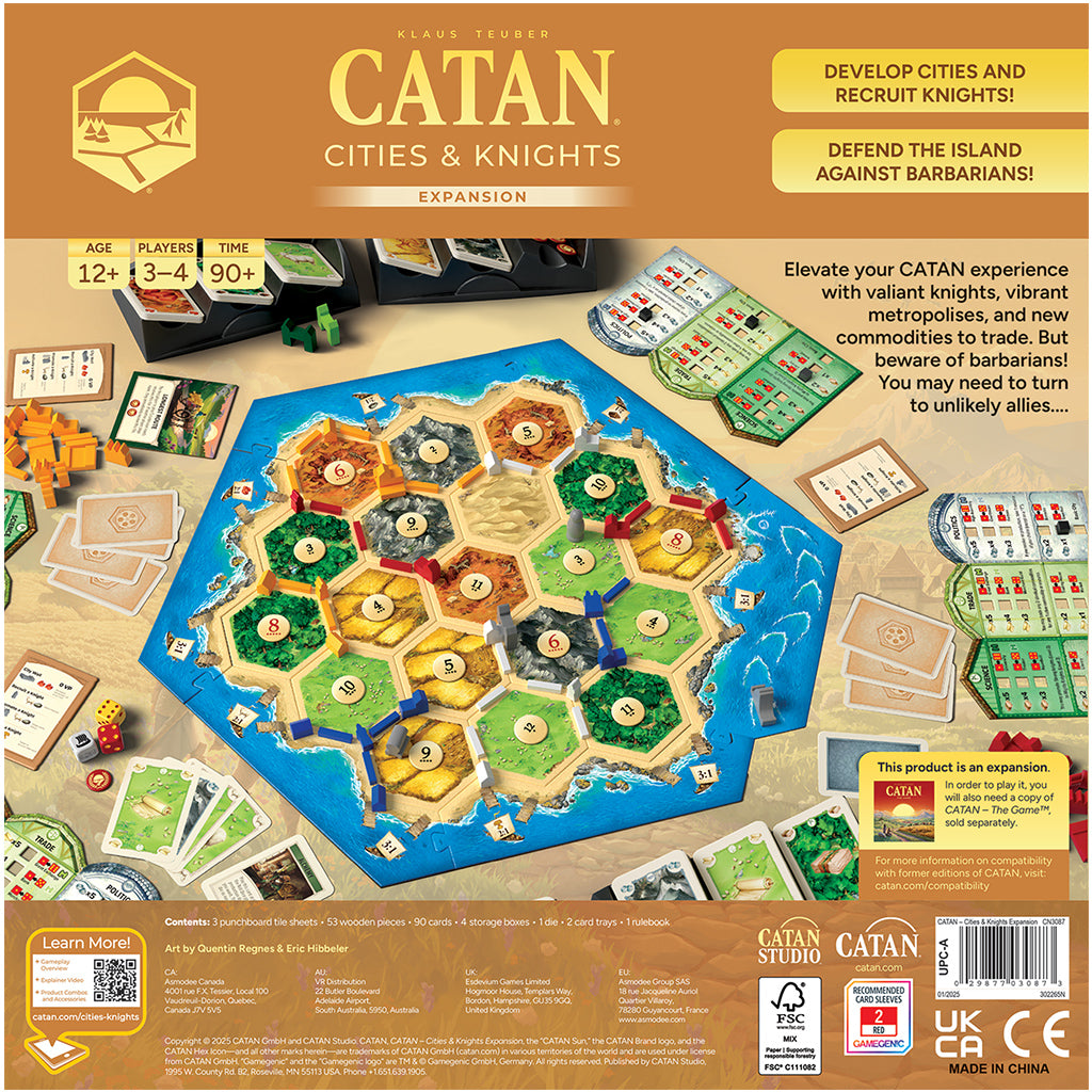 Catan: Cities & Knights Expansion