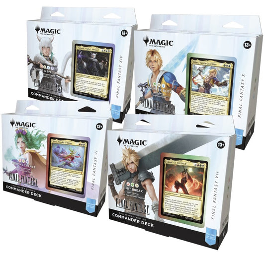 MTG - Final Fantasy Collector Commander Decks