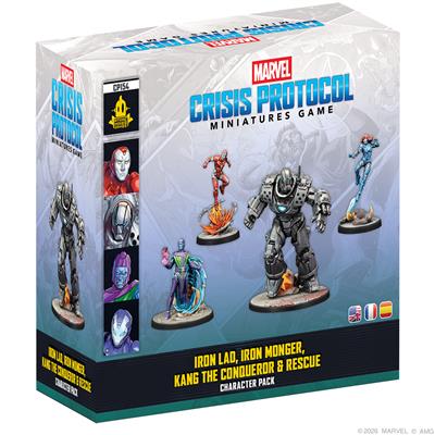MARVEL Crisis Protocol - Iron Lad, Iron Monger, Kang the Conqueror & Rescue