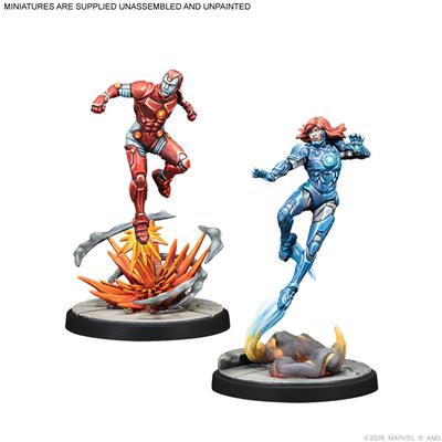 MARVEL Crisis Protocol - Iron Lad, Iron Monger, Kang the Conqueror & Rescue