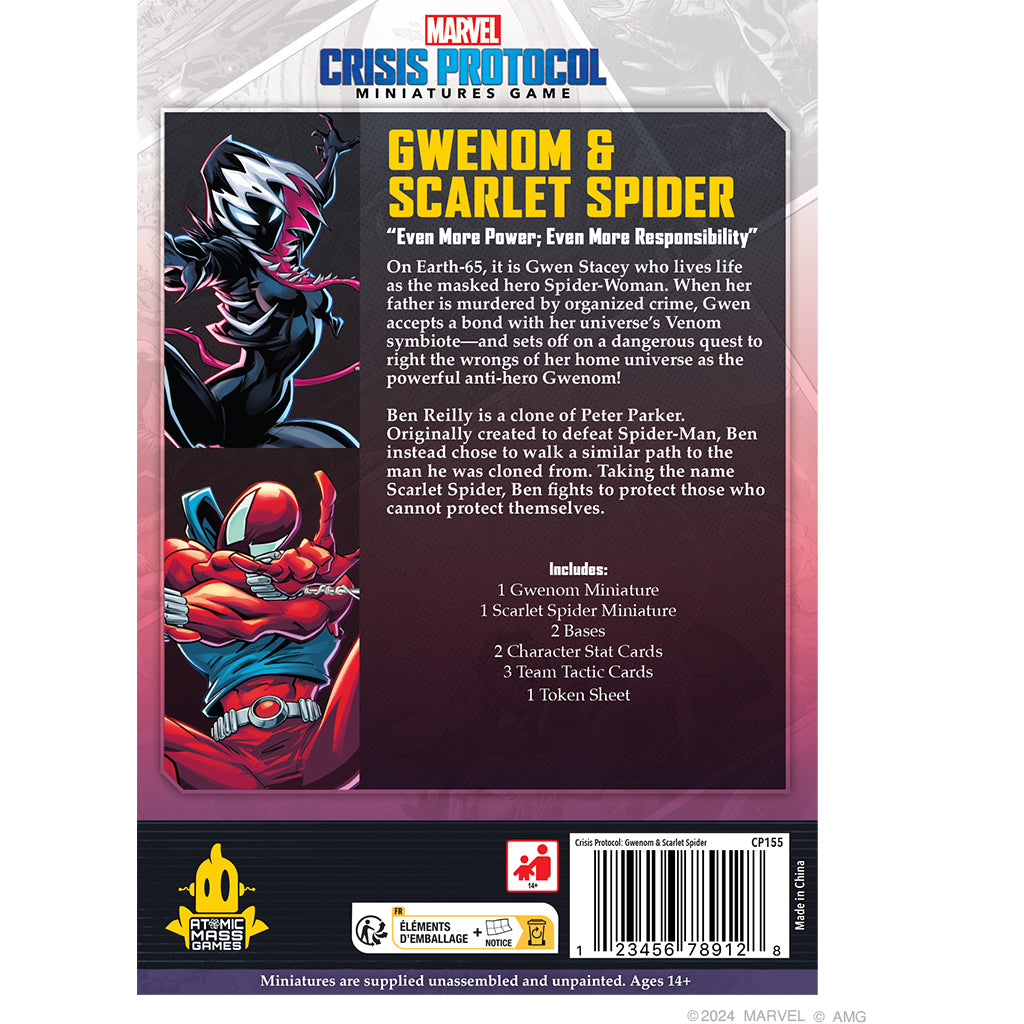 Marvel Crisis Protocol - Gwenom & Scarlet Spider