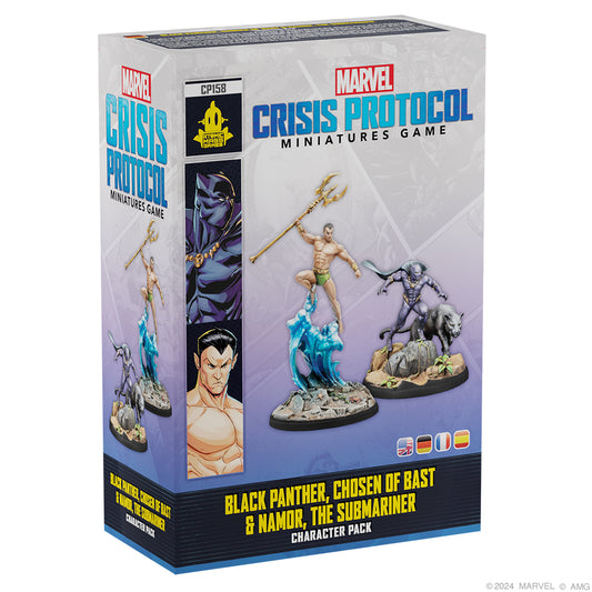 Marvel Crisis Protocol - Black Panther, Chosen of Bast & Namor, The Sub-Mariner