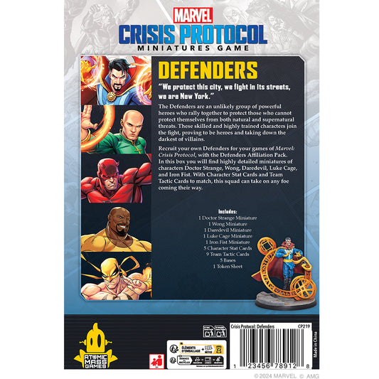 Marvel Crisis Protocol - Defenders Affiliation Pack