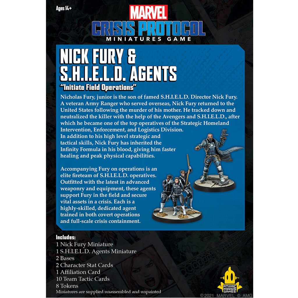 Marvel Crisis Protocol - Nick Fury &  S.H.I.E.L.D Agents