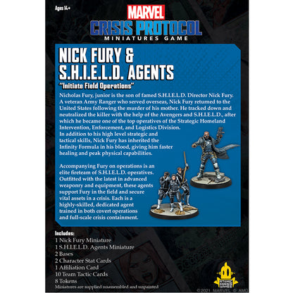 Marvel Crisis Protocol - Nick Fury &  S.H.I.E.L.D Agents