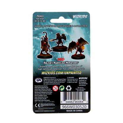 D&D Nolzur's Marvelous Miniatures: W12 - Kobold Inventor, Dragonshield & Sorcerer